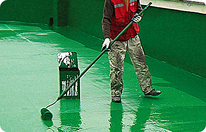 탑코트 도포 (노출 시)