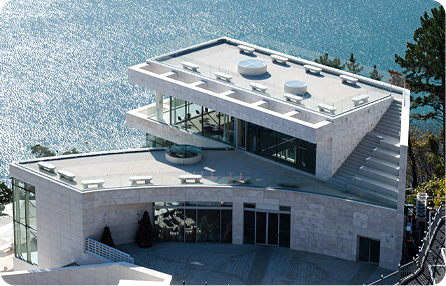 철 구조물 옥상